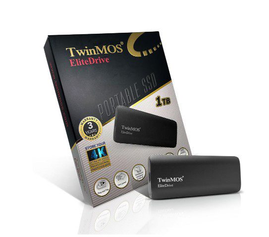 2TB TwinMOS USB 3.2/Type-C (PSSD2TBMEDB) Gri Taşınabilir SSD Disk - görsel 3