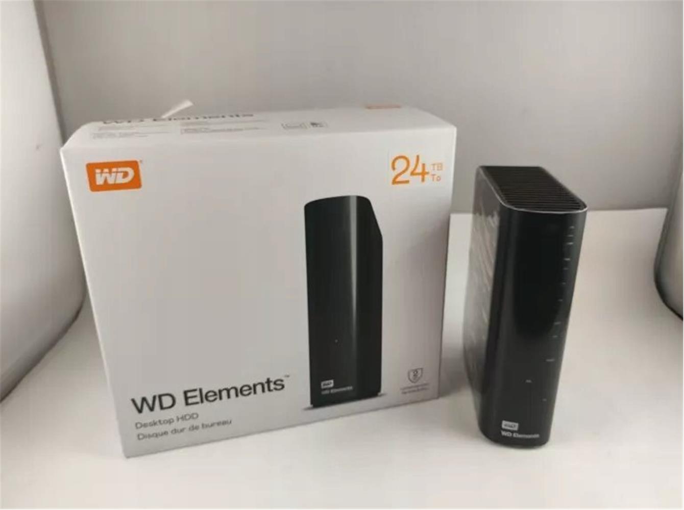 Wd 24TB Elements 3.5" WDBWLG0240HBK-EESN Siyah Harici Disk