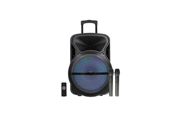 WESTA WAP-15503ET 15" 300W 2 Yollu Şarjlı Aktif Kabin Hoparlör 2 Mikrofonlu - görsel 3