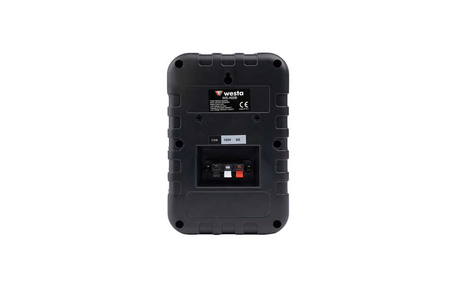 WESTA WS-405B 4" 10CM 10W 100V Trafolu Duvar Tipi Sütun Hoparlör Siyah (Takım) - görsel 2