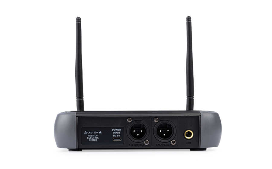 WESTA WM-102H 2 Kanal UHF Kablosuz 2 El Mikrofon Seti - görsel 2