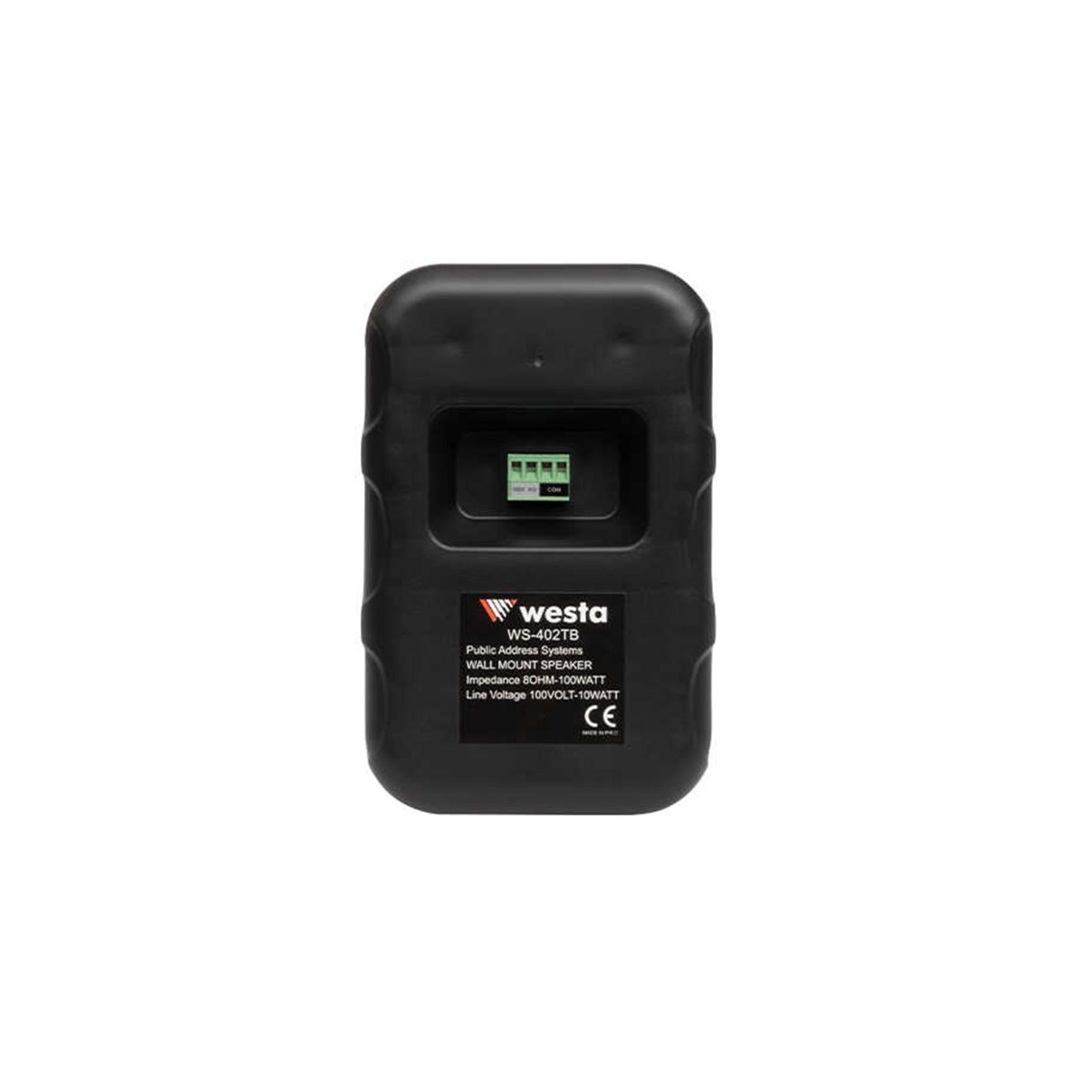 WESTA WS-402TB 4" 10cm 10W 100V Trafolu Duvar Tipi Sütun Hoparlör Siyah - görsel 2