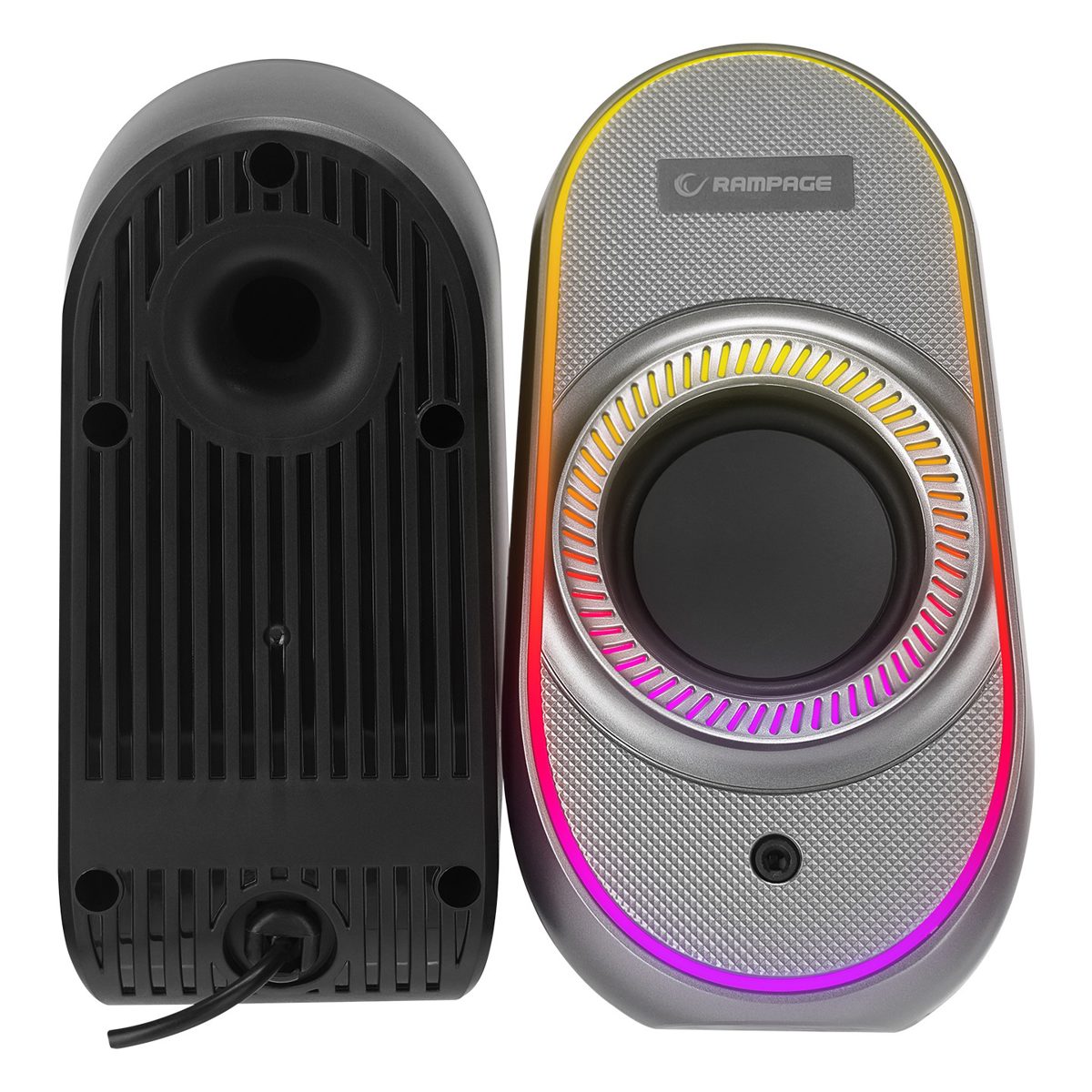 Rampage RMS-X3 2.0 6W Bluetooth Siyah Multimedia RGB USB Speaker - görsel 2