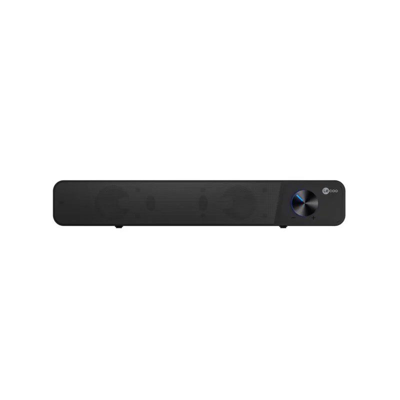 Lecoo DS111 Bluetooth 6W Masaüstü Taşınabilir Stereo Soundbar Hoparlör Siyah
