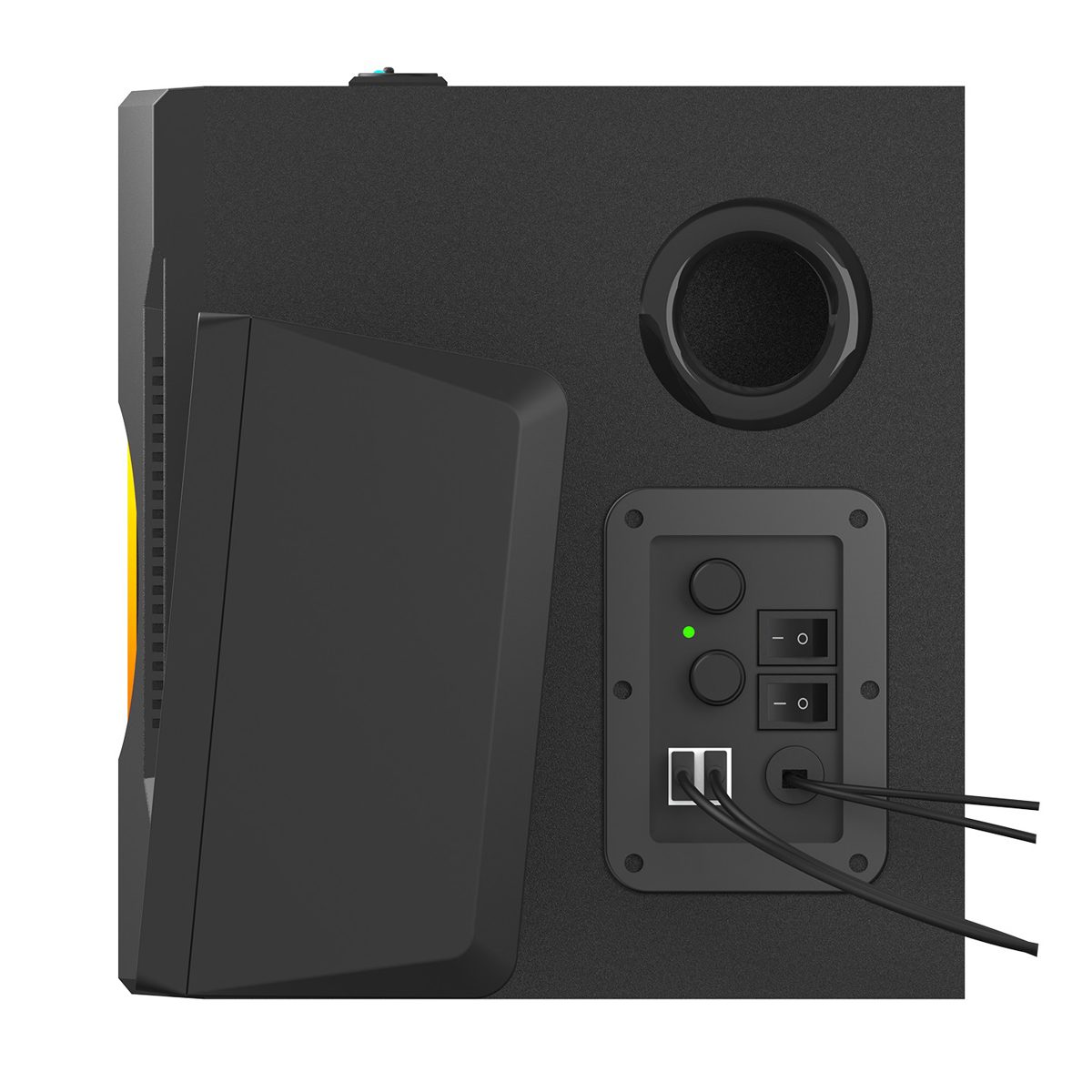 Mikado MD-254 2+1 25W(5w*2+15w) Usb+SD+Fm Bluetooth Destekli RGB Ses Sistemi - görsel 3