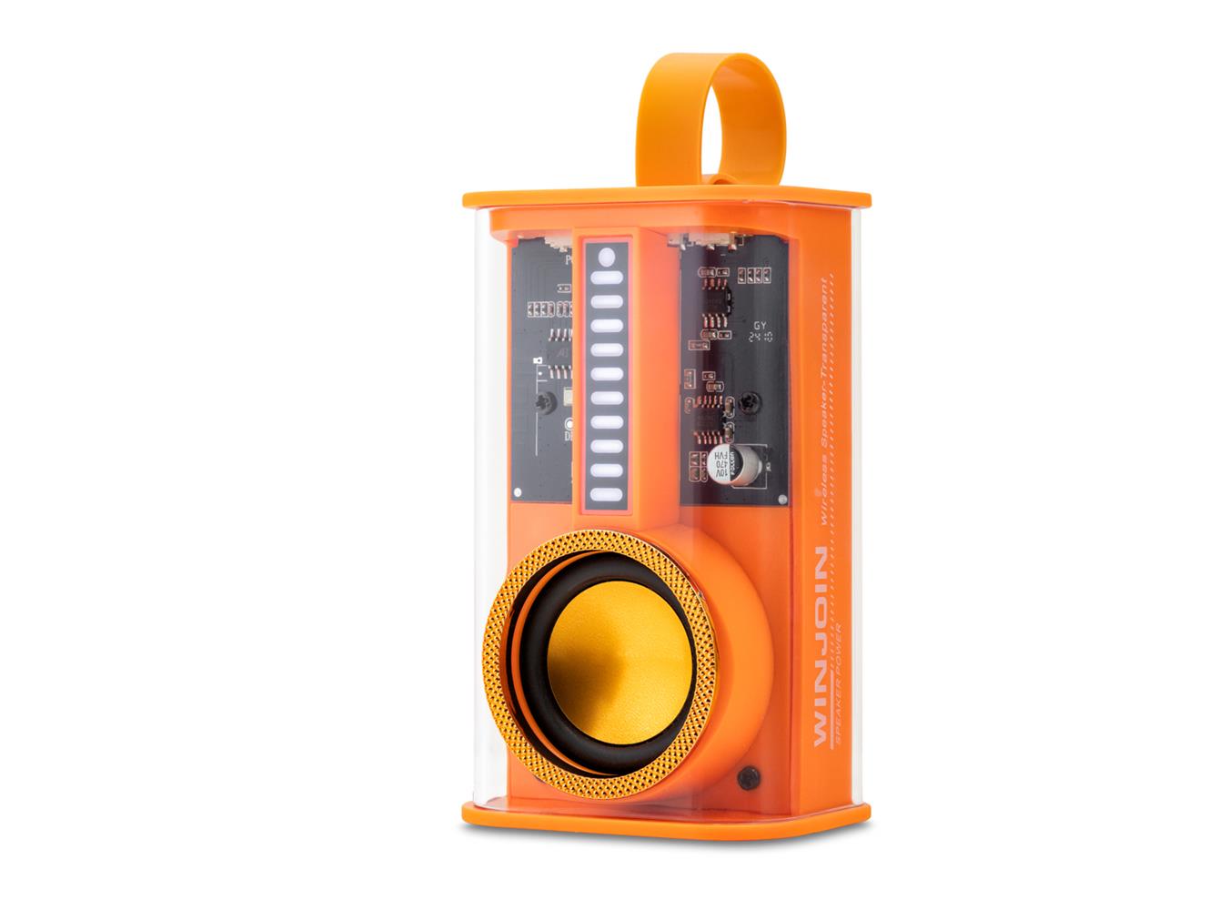 Hadron K07PRO Turuncu Bluetooth Speaker 5W 102*61*47MM