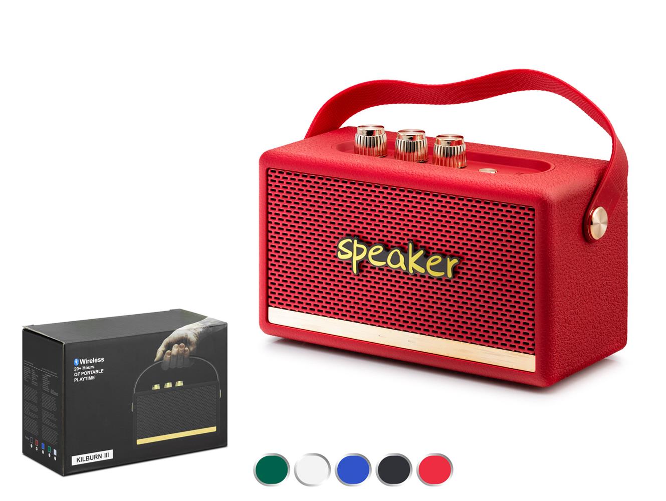 Hadron KILBURN3MAVİ Bluetooth Nostalji Speaker168*103*72MM