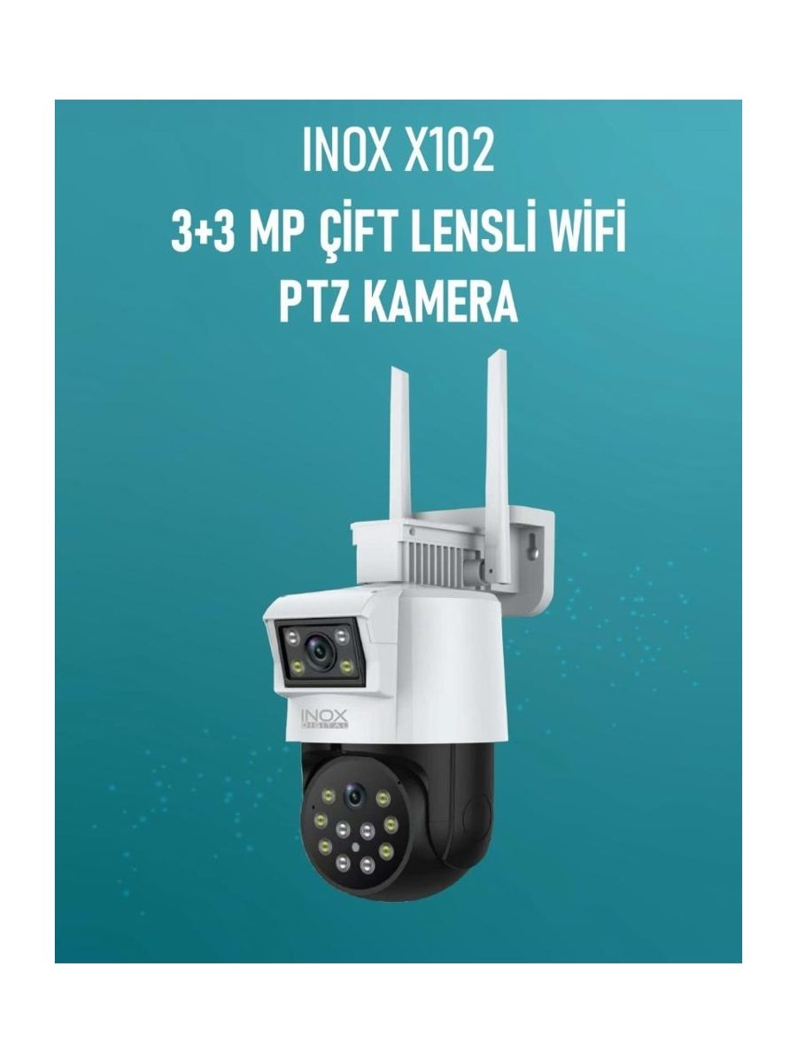 INOX X102 3+3MP 3.6mm DUAL Lens Hieasy WiFi Kamera - görsel 2