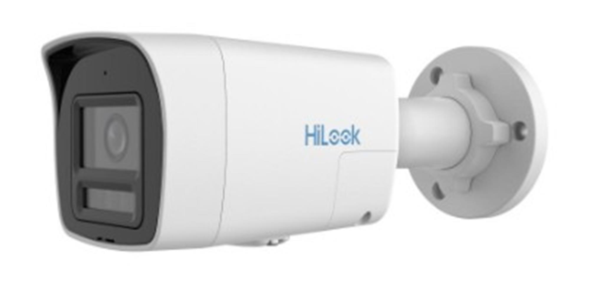 Hilook IPC-B149HA-LUF/Sl 4MP 2.8mm ColorVu Çift Yönlü Sesli IP Bullet Kamera