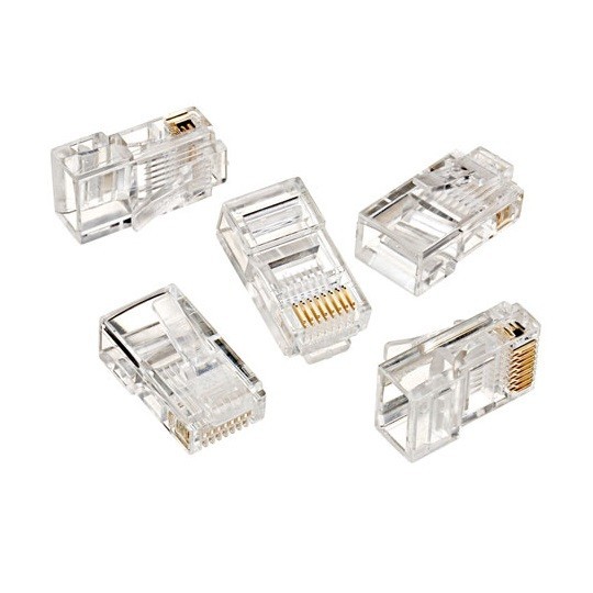 Rj-45 100'lük Şeffaf Jack
