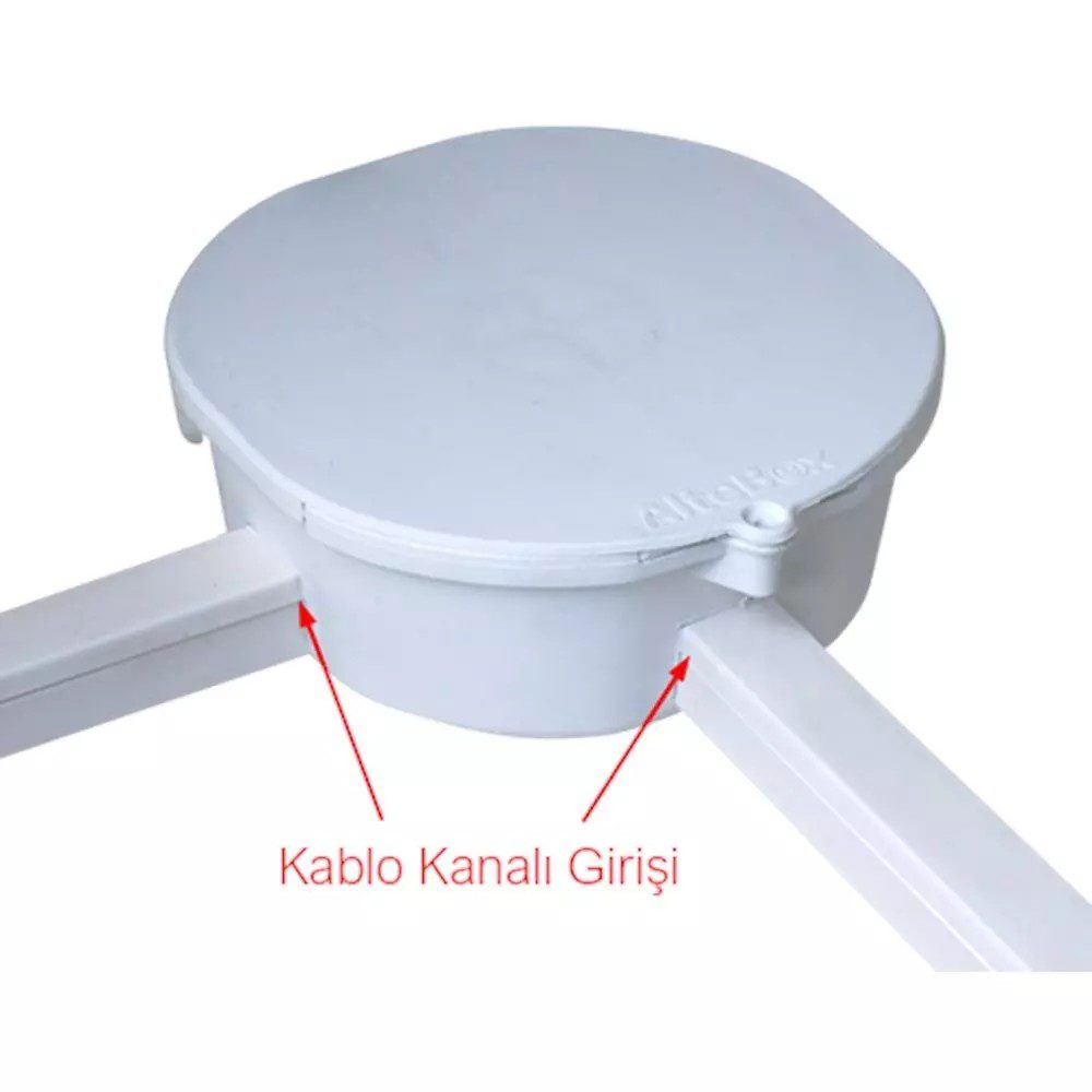 AlteBox AB-7005G Mini Kamera Buatı Kanal Giriş (Gri) - görsel 5