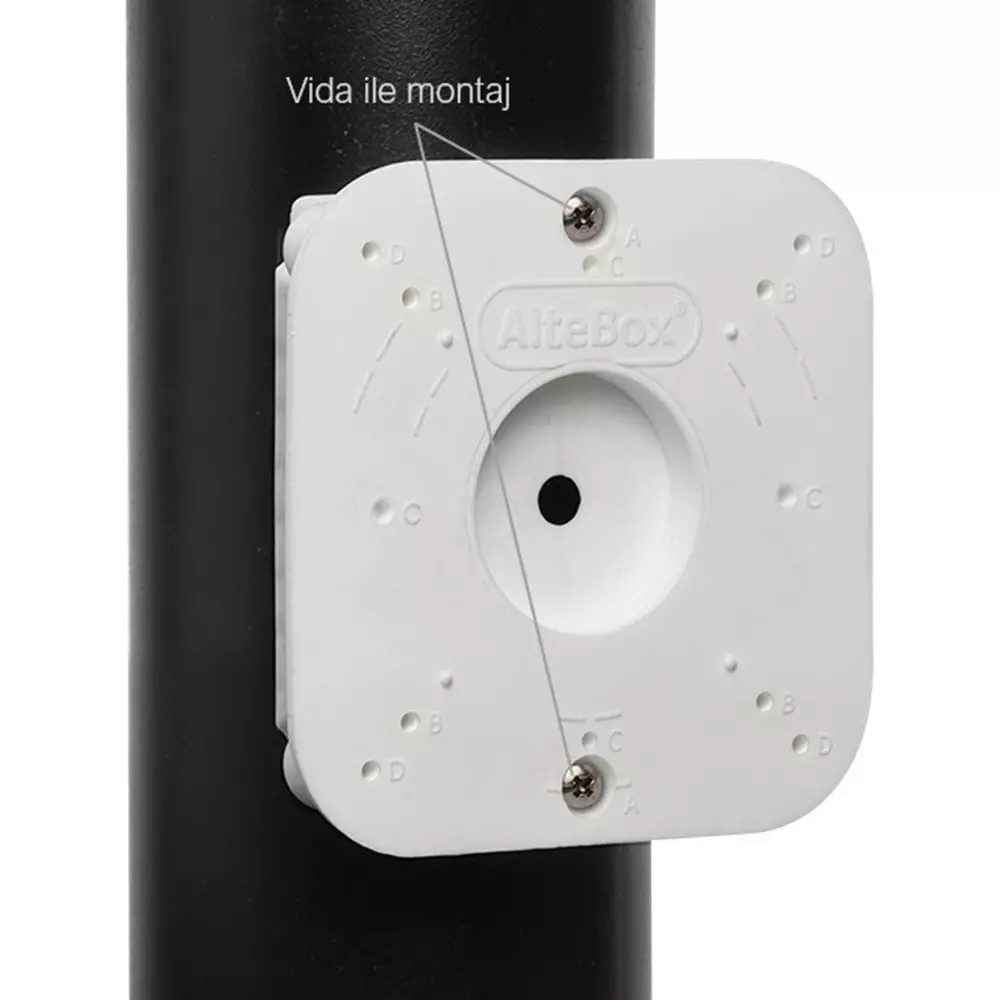 Altebox AB-7009B Bracket Boru Montaj Aparatı (Beyaz) - görsel 2