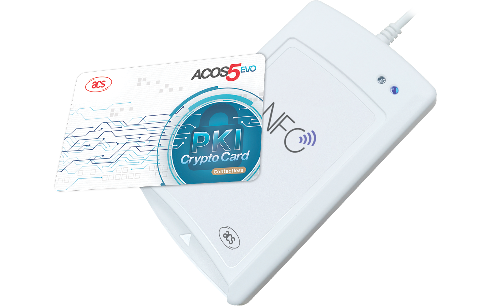 ACS ACR1581U-C1 Temaslı+Temassız Akıllı Kart Okuyucu USB Type A - görsel 2