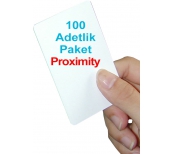 100 adet 1.Sınıf Proximity Kart (Seri numara baskılı )