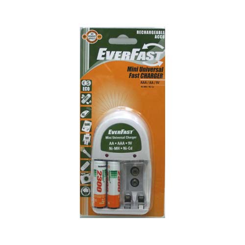 Everfast Mini Universal Fastchargr Pil Şarj Cihazı