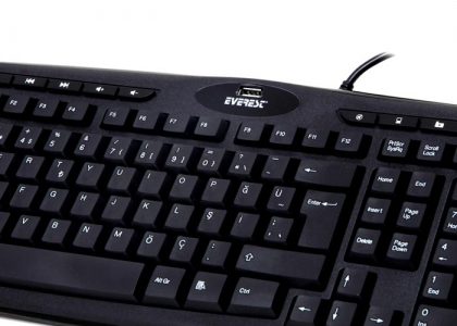 Everest KB-699 Usb Siyah MMedya +1 Usb Port Klavye - görsel 3