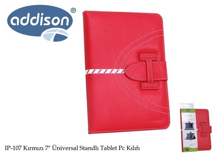 ADDISON IP-107 7'' Kırmızı Tablet Kılıfı - görsel 2