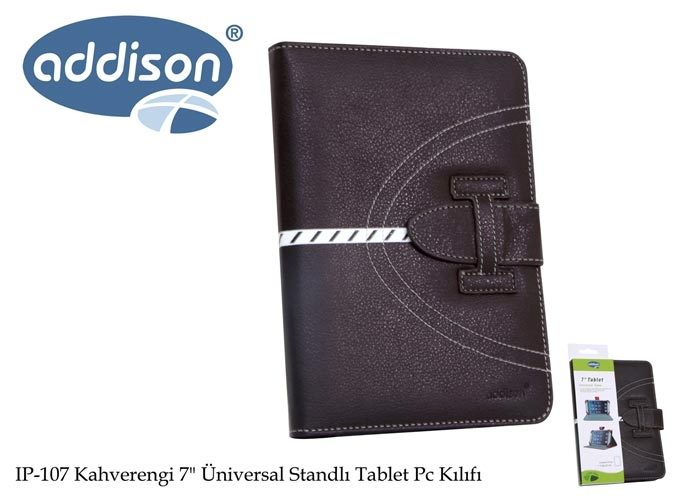 ADDISON IP-107 7'' Kahverengi Tablet Kılıfı - görsel 2