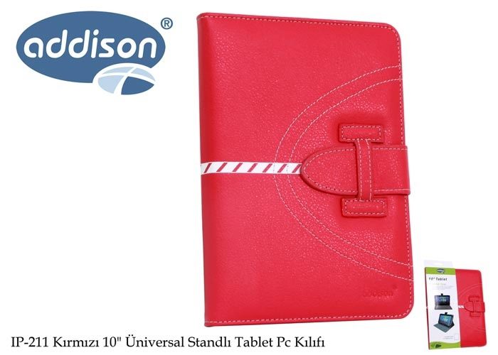 Addison IP-211 Kırmızı 10'' Tablet PC Kılıfı Universal - görsel 2