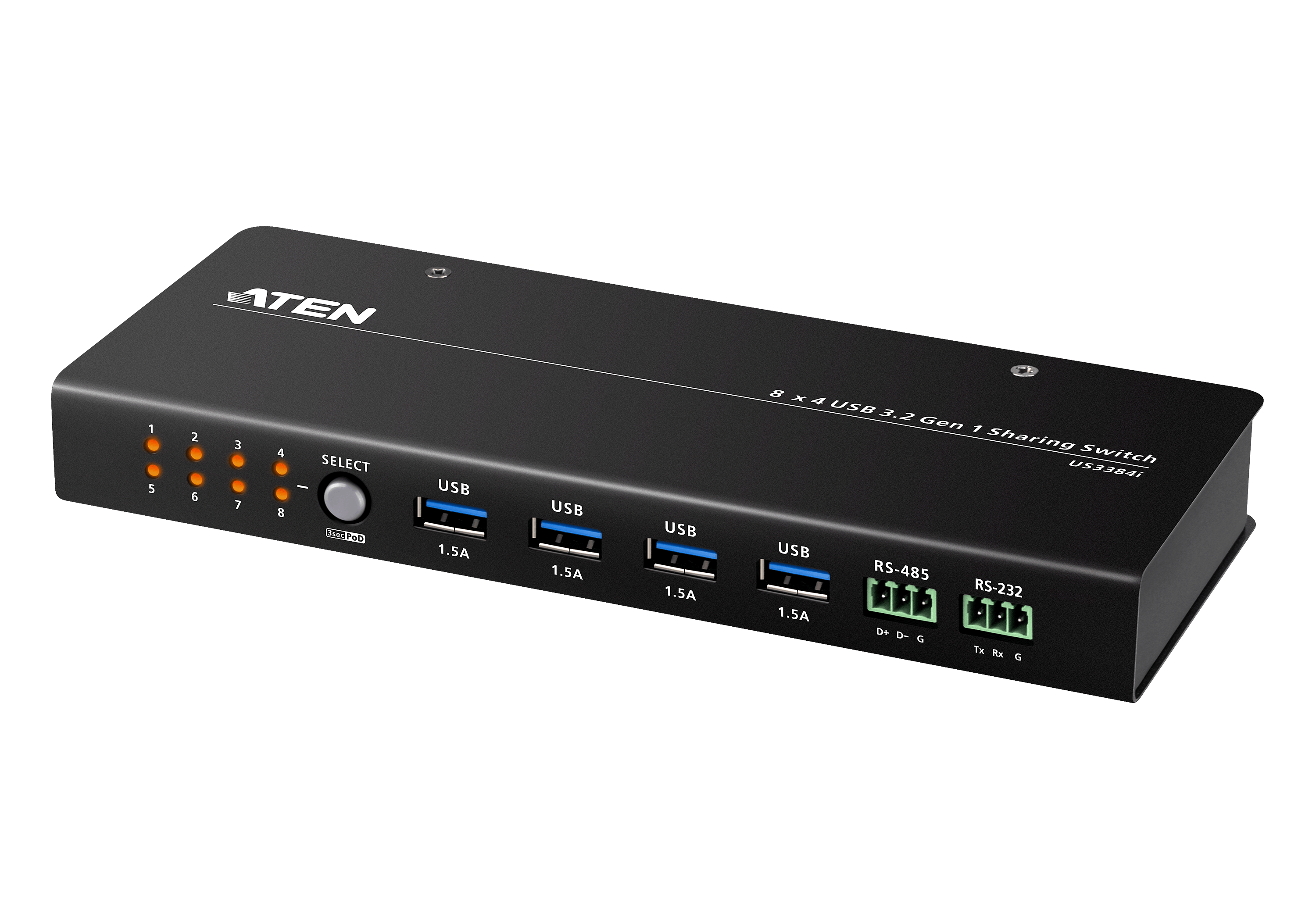 Aten US3384I 8 x 4 USB 3.2 Gen 1 Sharing Switch - görsel 2