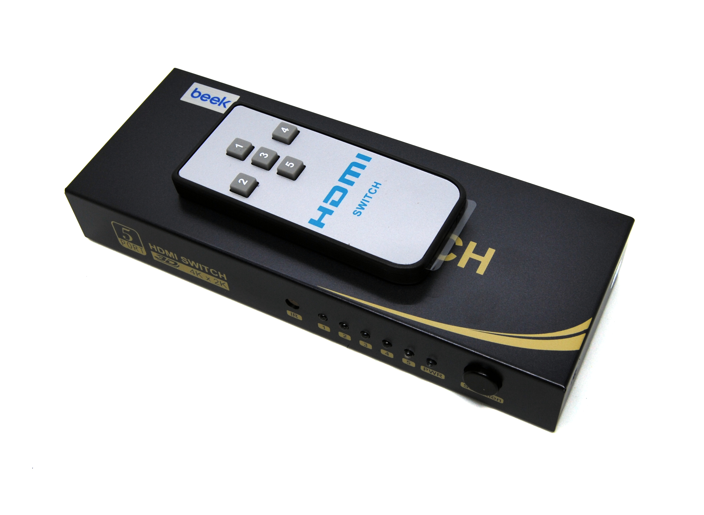 BEEK BS-VSW-HD51UH 5 Port Ultra HD 4K HDMI Switch - görsel 10