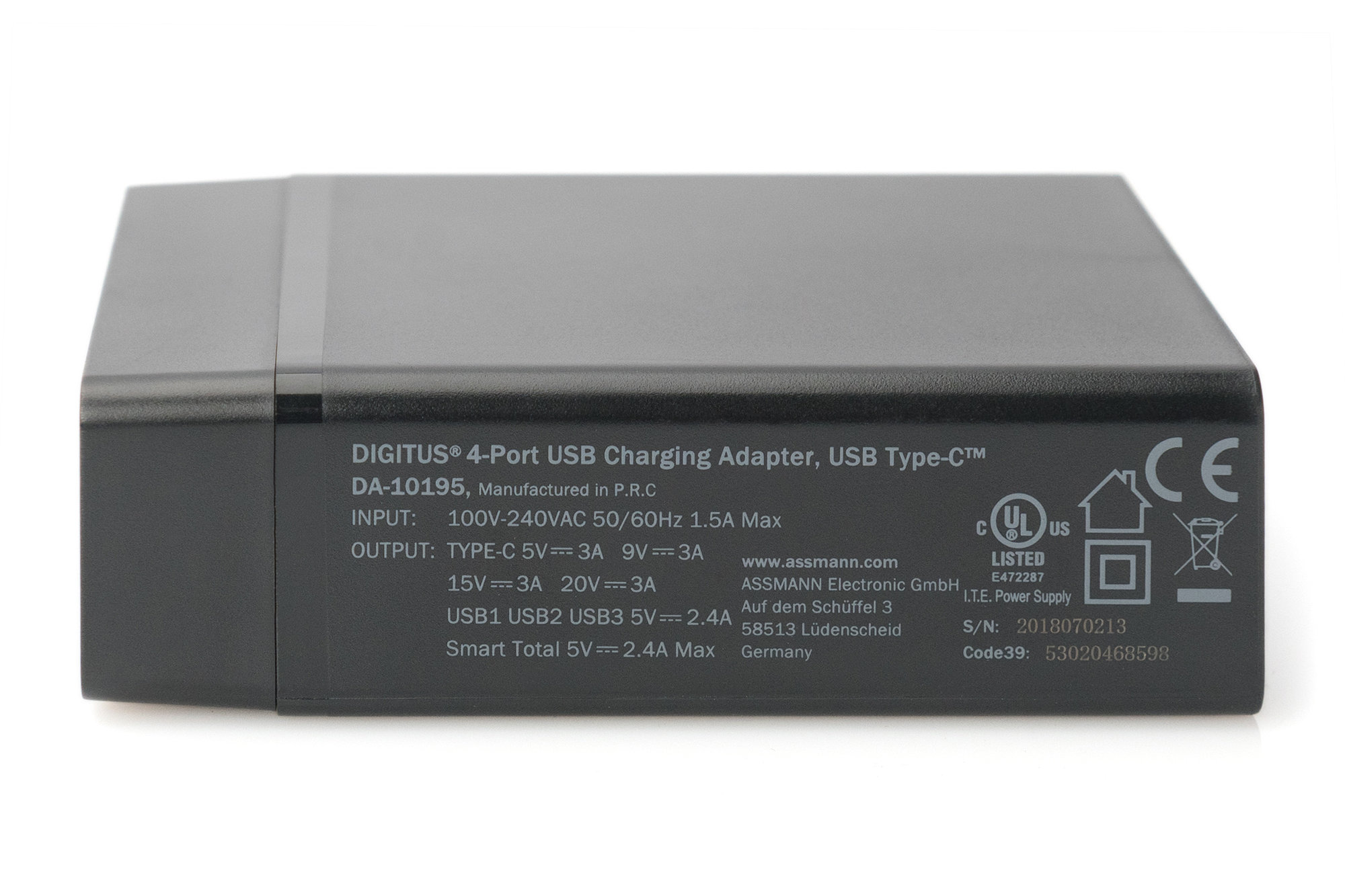 Digitus DA-10195 4-Port USB Şarj Adaptörü - görsel 3