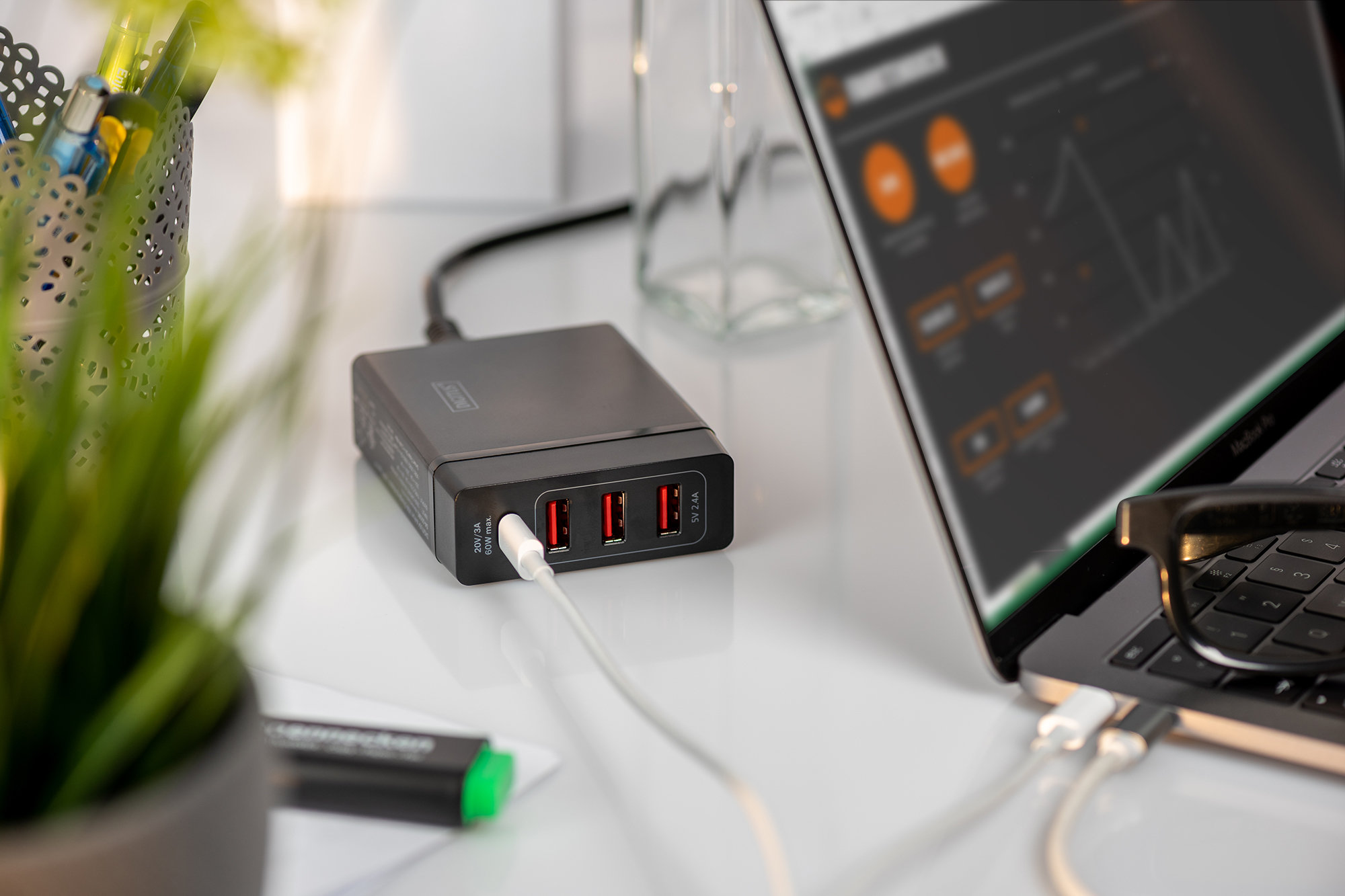 Digitus DA-10195 4-Port USB Şarj Adaptörü - görsel 8