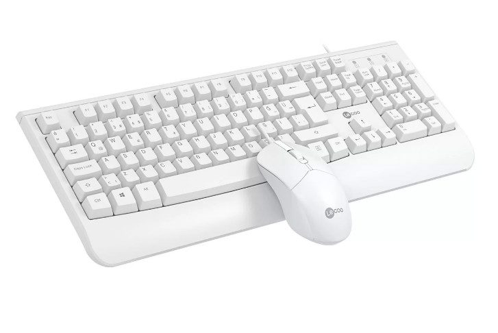Lenovo Lecoo CM101 Q Türkçe USB Beyaz Klavye + Mouse Seti - görsel 2