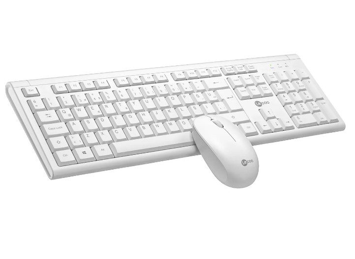 Lenovo Lecoo KW200 Q Türkçe Kablosuz Beyaz Klavye + Mouse Seti - görsel 3
