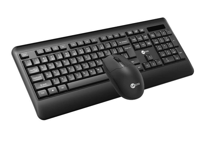 Lenovo Lecoo KW202 Q Türkçe Kablosuz Siyah Klavye + Mouse Seti - görsel 2