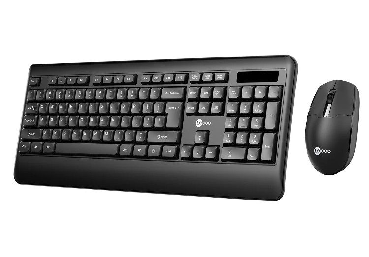 Lenovo Lecoo KW202 Q Türkçe Kablosuz Siyah Klavye + Mouse Seti - görsel 3