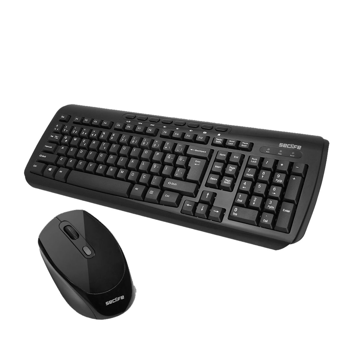 Seclife SLK-4525WQ Usb Kablosuz Klavye Mouse Set - görsel 3