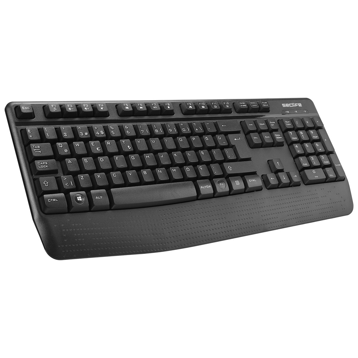 Seclife SKM-335 Siyah Kablosuz Q Klavye + Mouse Set - görsel 2