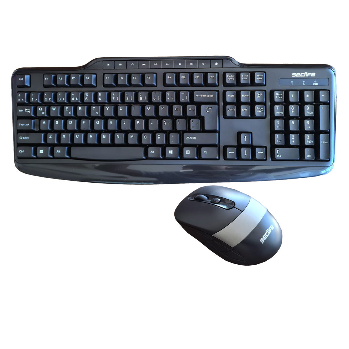 Seclife SLK-4535WQ Usb Kablosuz Klavye Mouse Set - görsel 2