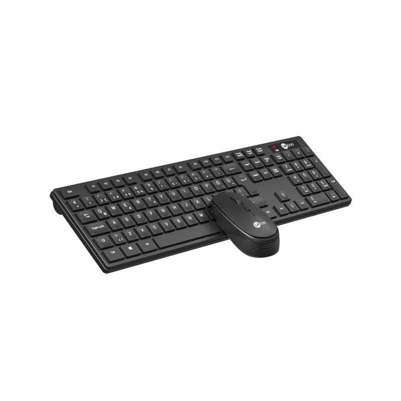 Lecoo KM2001 Kablosuz Türkçe Q Klavye & Mouse Set Siyah - görsel 3