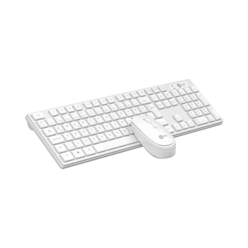 Lecoo KM2001 Kablosuz Türkçe Q Klavye & Mouse Set Beyaz - görsel 3