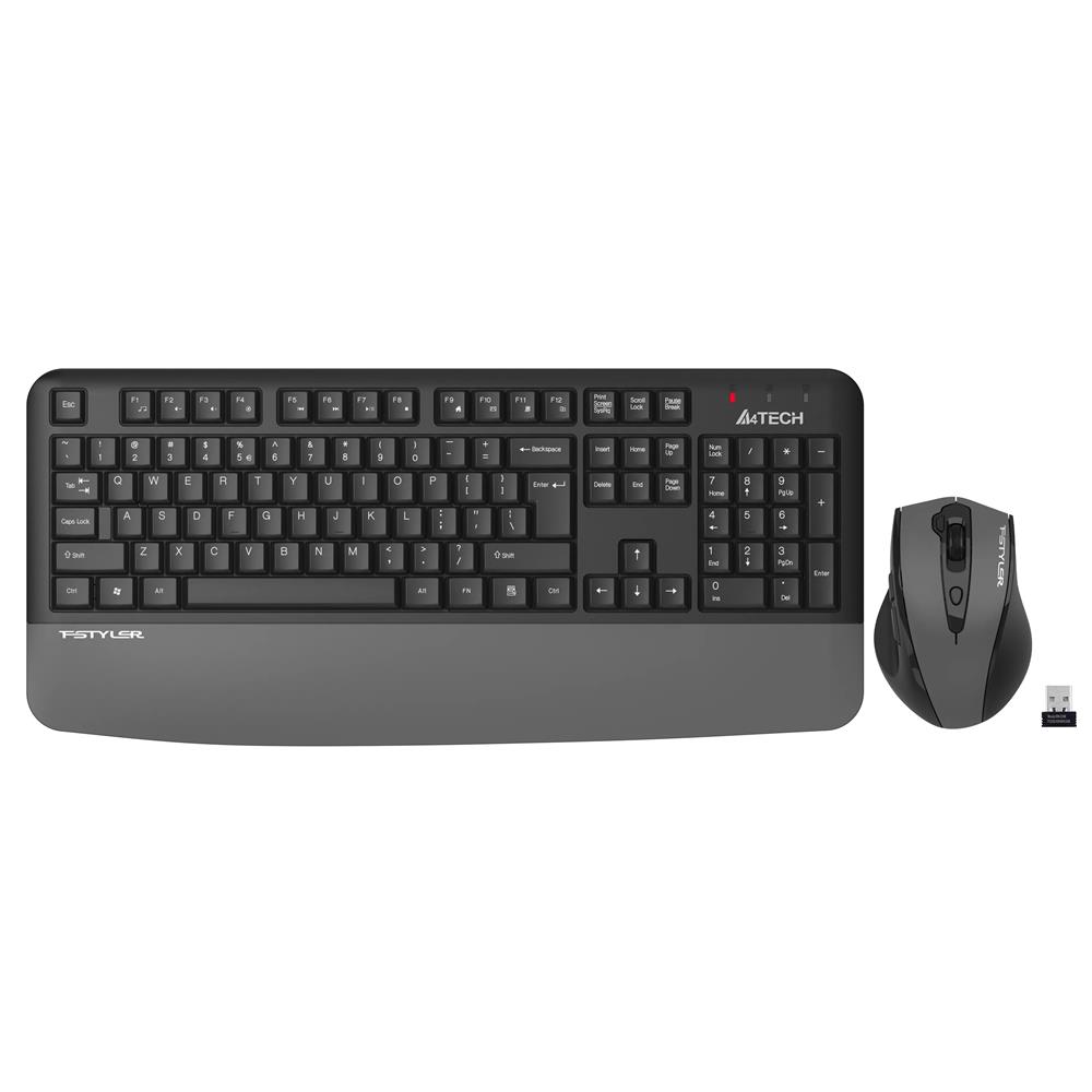 A4 Tech FG2500S Gri Plus 2.4GHz FN-MM Türkçe Q 3200DPI Klavye & Mouse Set - görsel 2