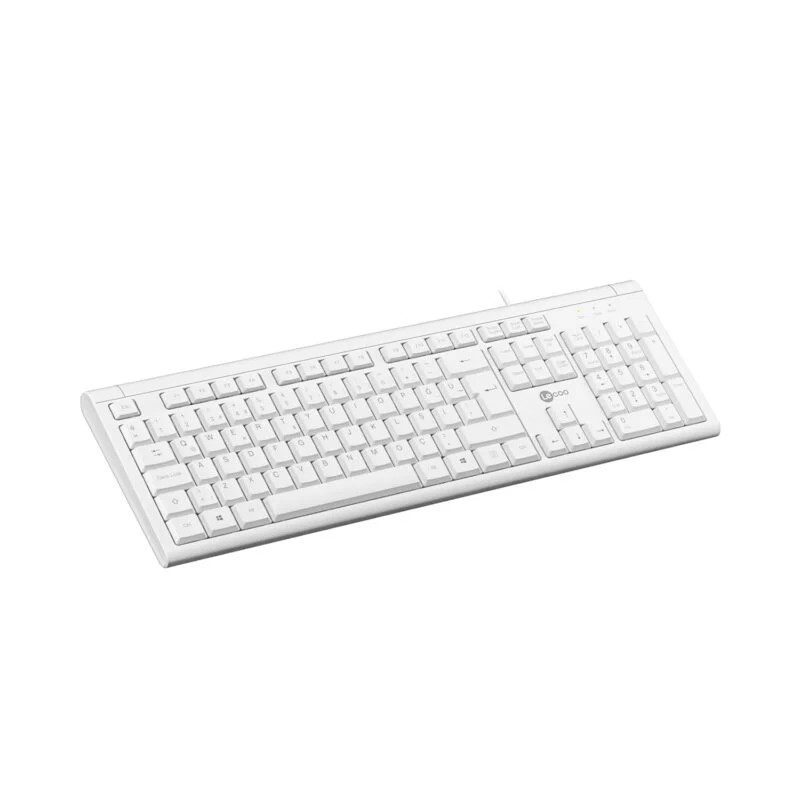 Lenovo Lecoo KB101 USB Kablolu Türkçe Q Klavye Beyaz - görsel 2