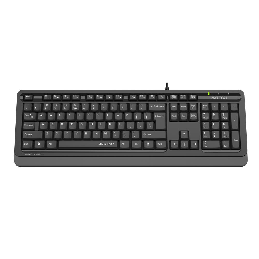 A4 Tech Fk10 Q Usb Quitkey Sessiz Gri Tr Fn-Multimedya Klavye