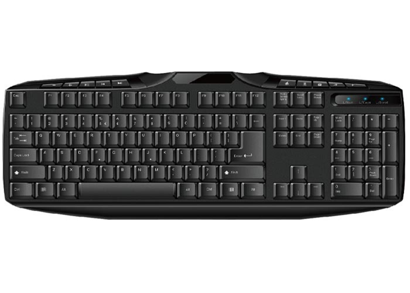 Everest KB-250U Siyah F Usb Kablolu Multimedya 113 Tuşlu Klavye - görsel 2