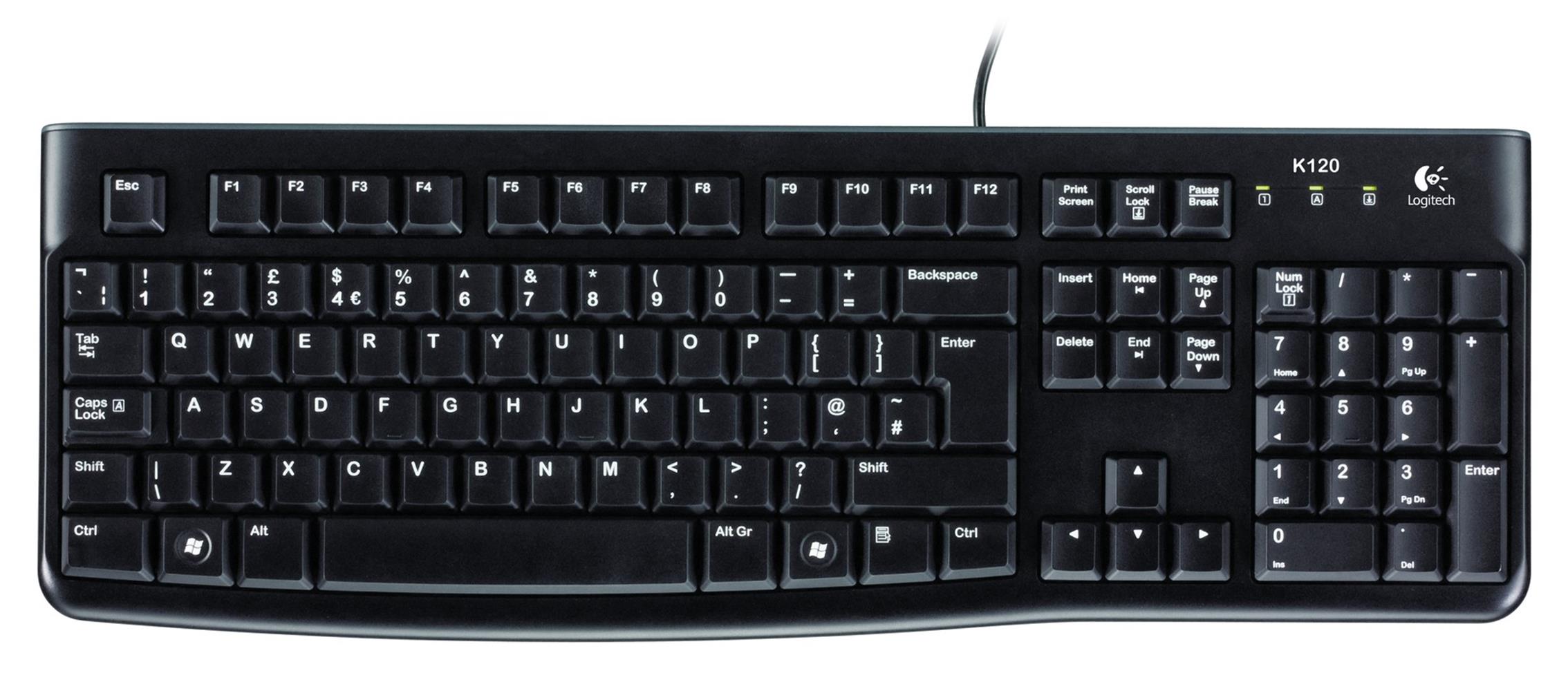 Logitech 920-002505 K120 Q Usb Siyah Kablolu Klavye - görsel 2