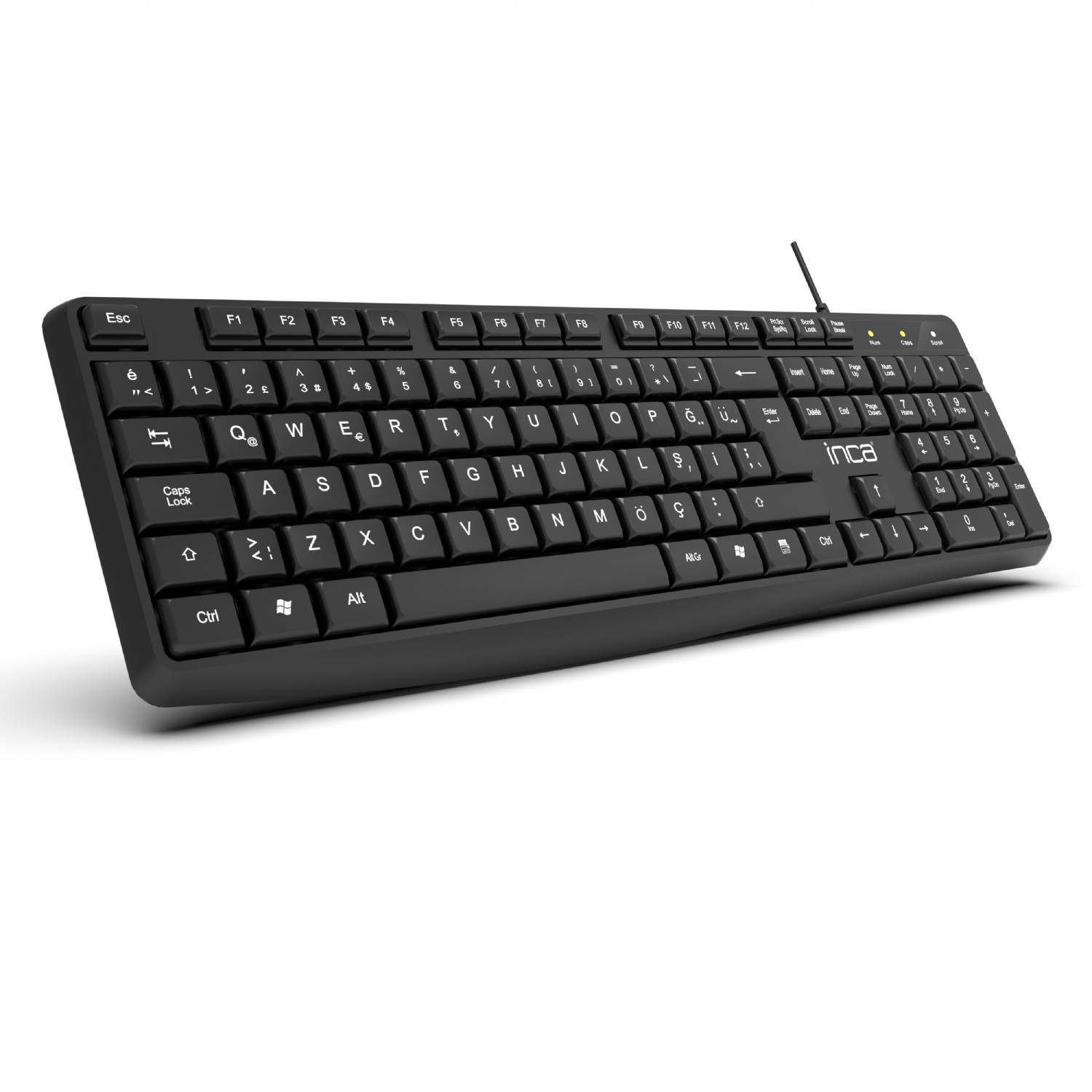 İnca IK-275QU Q Multımedıa Soft Touch Black Keyboard - görsel 2