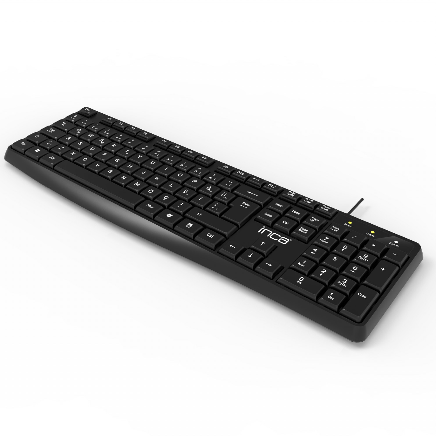 İnca IK-275QU Q Multımedıa Soft Touch Black Keyboard - görsel 3