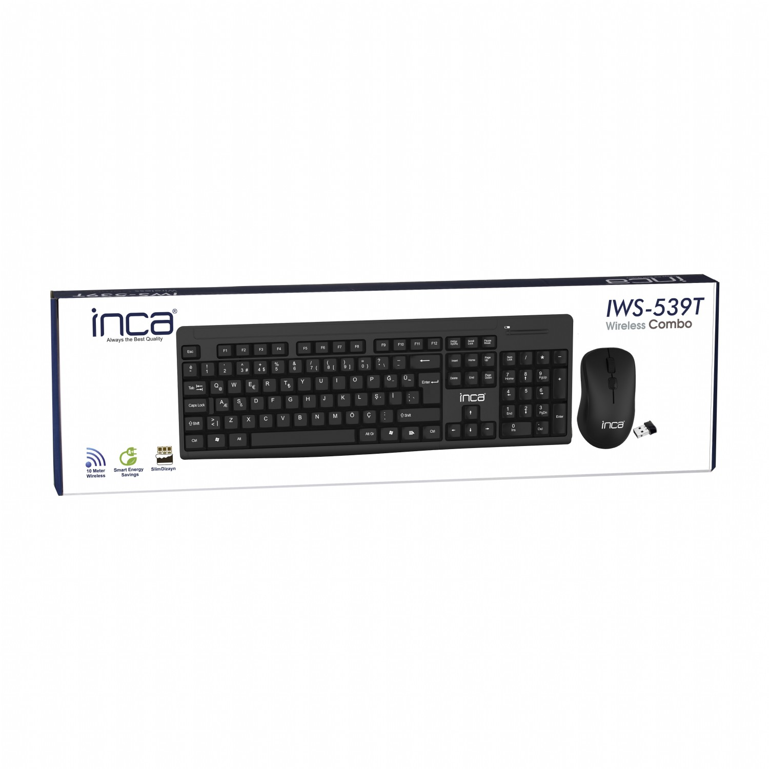 İnca Iws-539t Wireless Super Cosy Q Kalavye Mouse Set - görsel 4