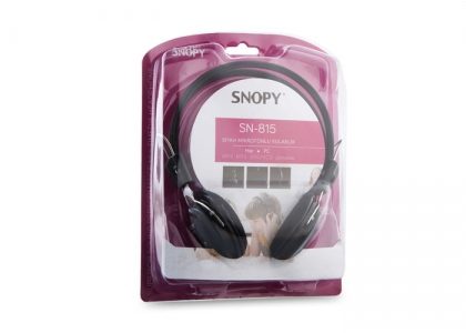 Snopy SN-815 Siyah Mikrofonlu Kulaklık 10'lu (Poşetli) - görsel 5