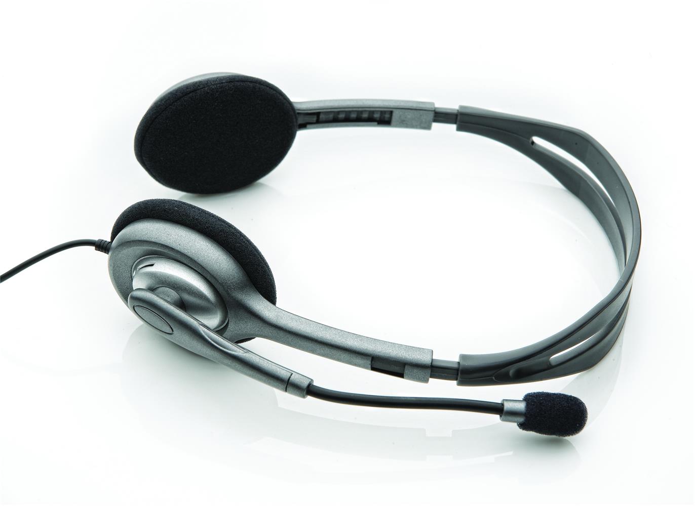 Logitech 981-000271 H110 Stereo Kulaküstü Gri Kulaklık - görsel 2