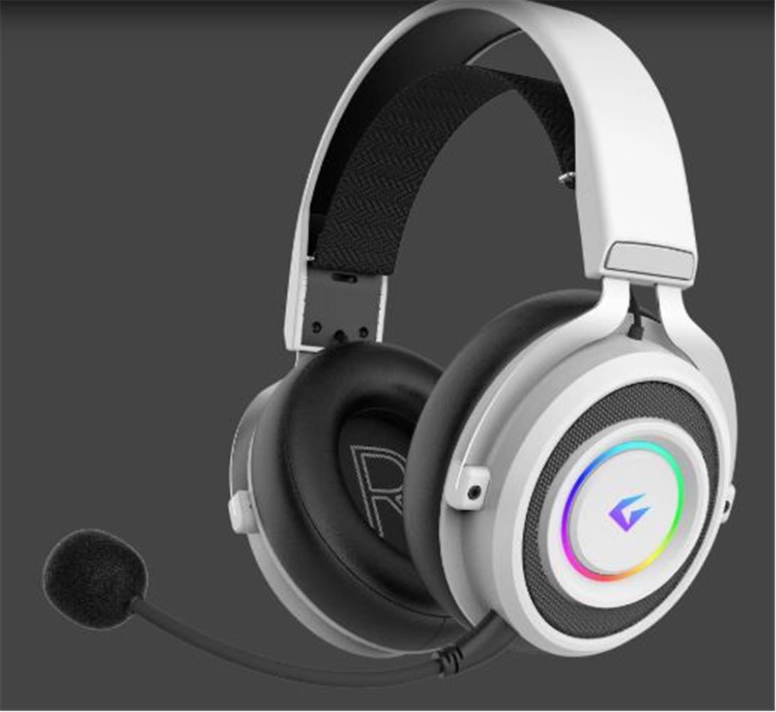 Gameagle GE2010 Step Hunter S1 RGB Kablosuz Mikrofonlu Oyuncu Kulaklığı Beyaz - görsel 2