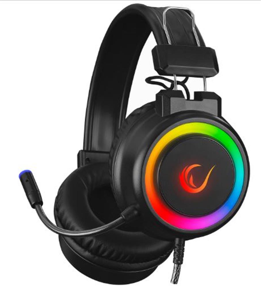 Rampage SN-R10 ALQUIST Siyah 3,5mm RGB Gaming Oyuncu Mikrofonlu Kulaklık - görsel 2