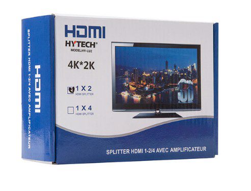 Hytech HY-LU2 2 Port 4K*2K HDMI Splitter - görsel 3