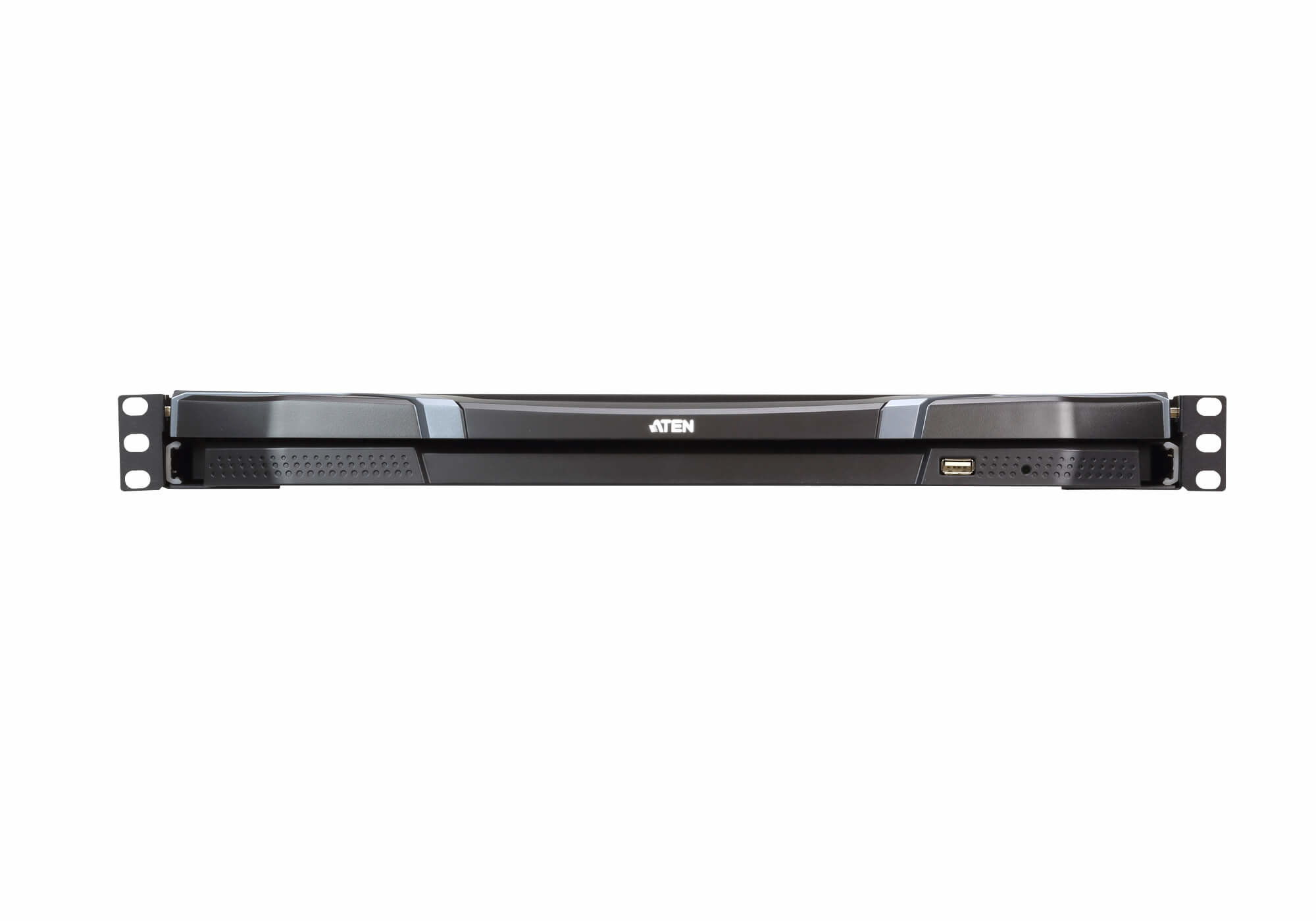 Aten CL3800NWT 1U Ultra Kısa Derinliğe Sahip Çift Raylı Geniş Ekran LCD Konsol - görsel 6